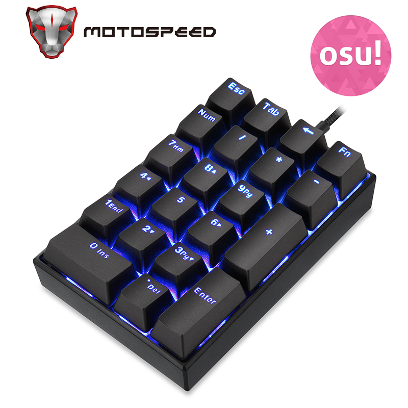 K2 Motospeed profissional OSU Gaming teclado, Mini teclado, Hot