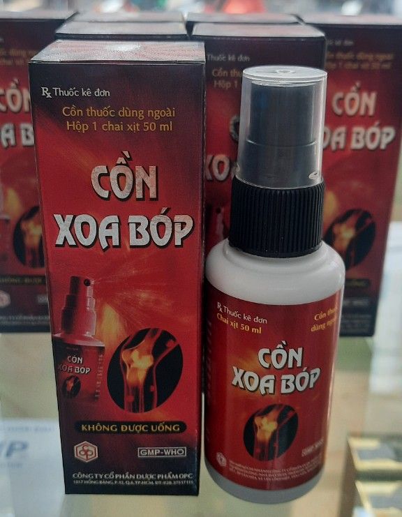 Cồn xoa bóp opc dạng xịt chai 50ml
