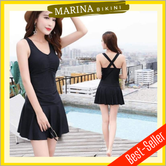 Bikini  liền thân Đồ Bơi đi biển Liền Thân Bèo Váy MARINA003