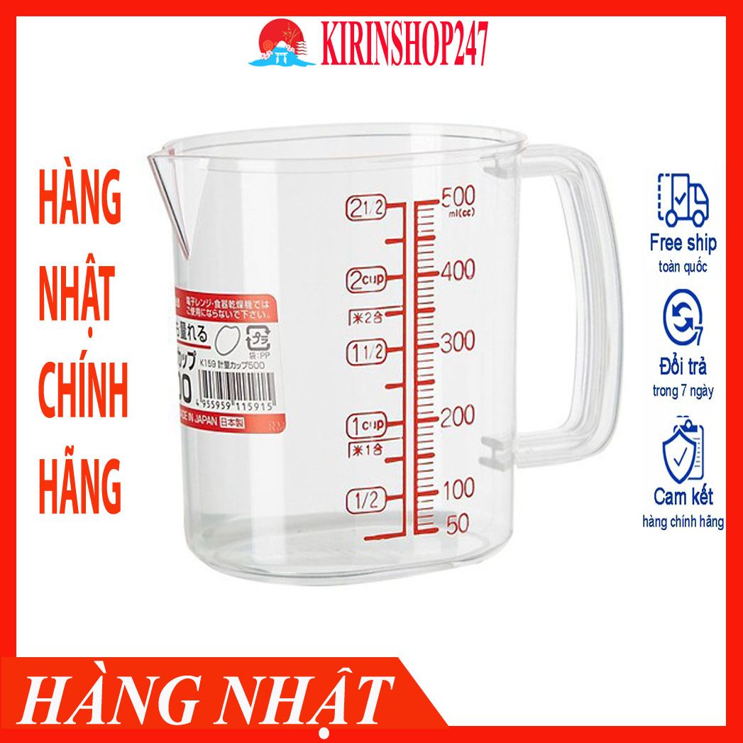 Ca đong chia vạch 500ml Hàng Nhật