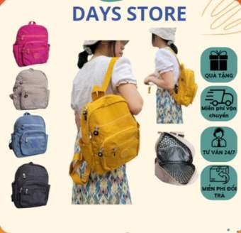 Balo Nhỏ Vải Dù Mã  KL168 Chống Nước, Không Bai Nhão, Balo Đi Học Đi Chơi KT 23X30X15cm