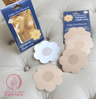 Miếng dán ti giấy bộ 10 miếng, dán ngực, dán nhũ hoa giấy tiện dụng DT013