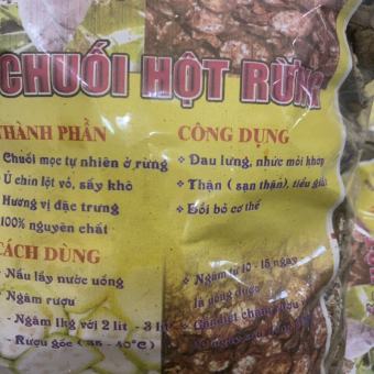 Chuối  hột ngâm rượu 1kg