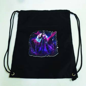 Balo dây rút in hình game Arknights mẫu 3 chibi thời trang