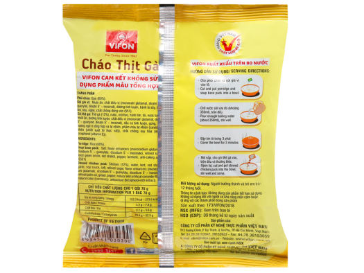 Cháo thịt gà Vifon gói 70g