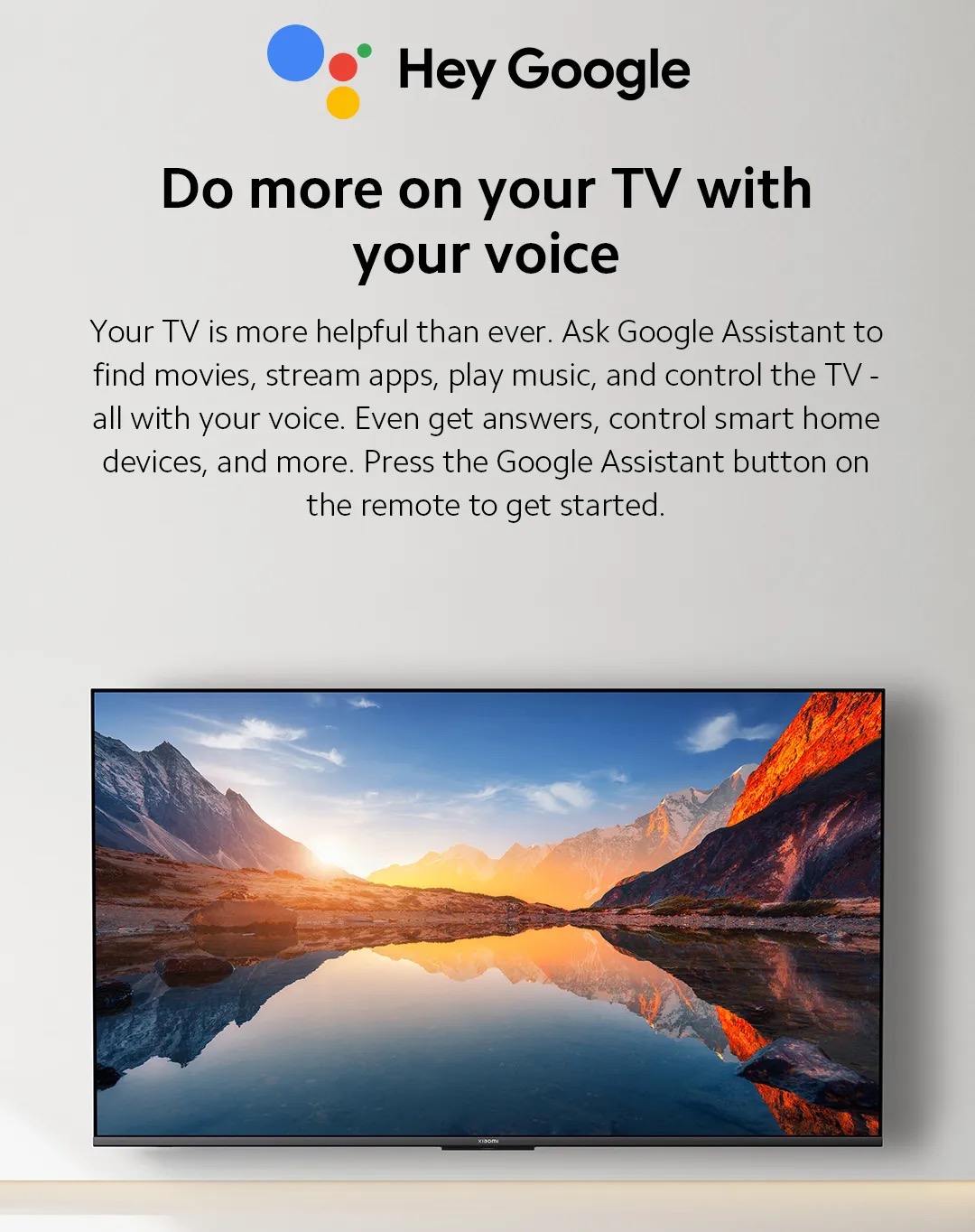 (Oficjalny) Xiaomi TV A 55 2025/ TV S Mini LED 55 2025 | Google TV 4K Ultra HD DCI-P3 94% gama kolorów HDR10+ Google Playstore Wbudowany Chromecast Dolby Vision i wyświetlacz bez obramowania (3 lata gwarancji)