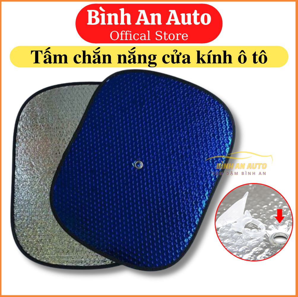 Tấm Che Nắng Cửa Bên Ô Tô - Tấm Che Nắng Ô Tô, Chắn Nắng Ô Tô, Bộ Tấm Che Nắng Ô Tô, Tấm Chắn Nắng Ô Tô Xe Hơi Phản Quang Phủ Nhôm Bạc Phản Quang Cách Nhiệt, Chống Thấm Nước