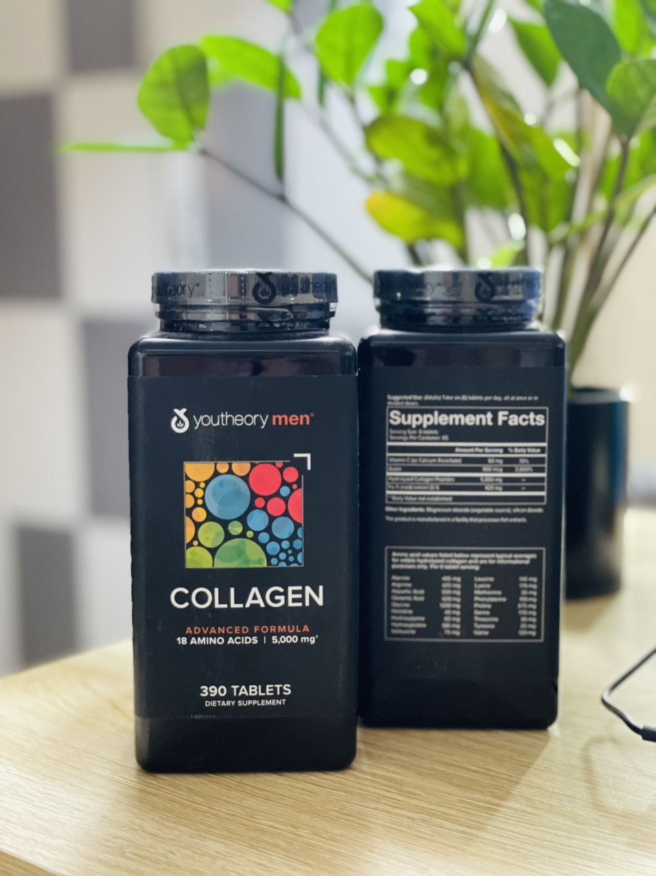[HCM] Viên uống Collagen cho nam Youtheory Collagen for Men Mỹ 390 viên