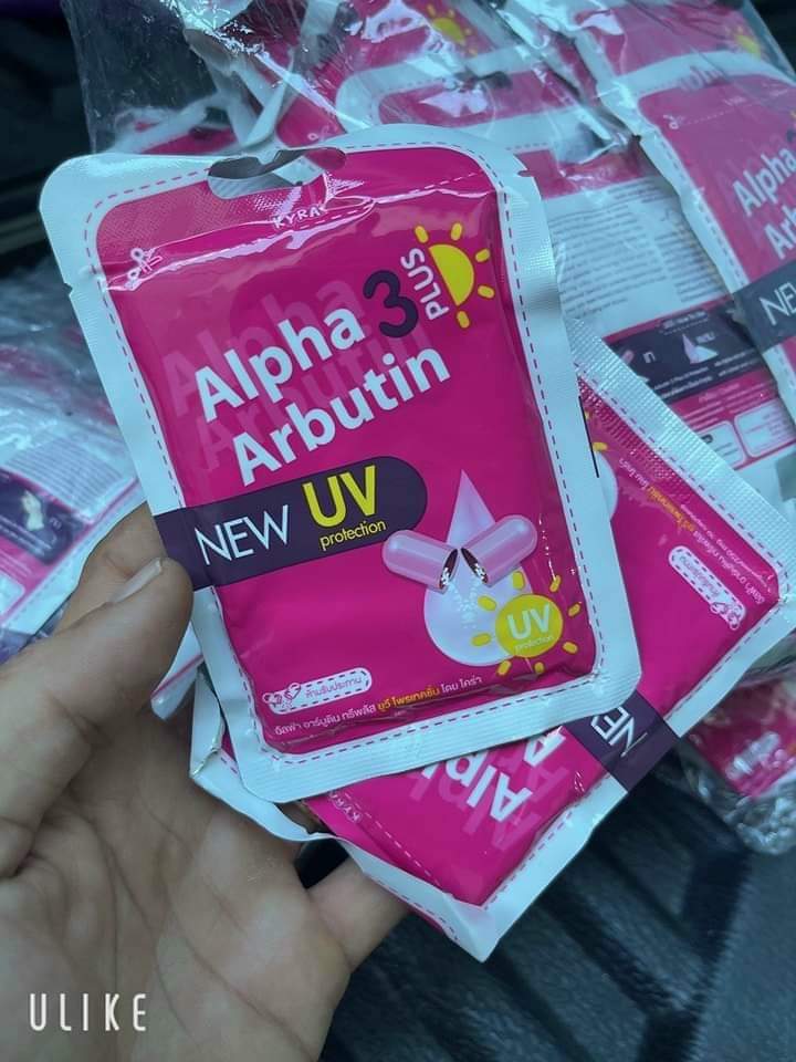Viên kích trắng alpha abutin - mẫu mới