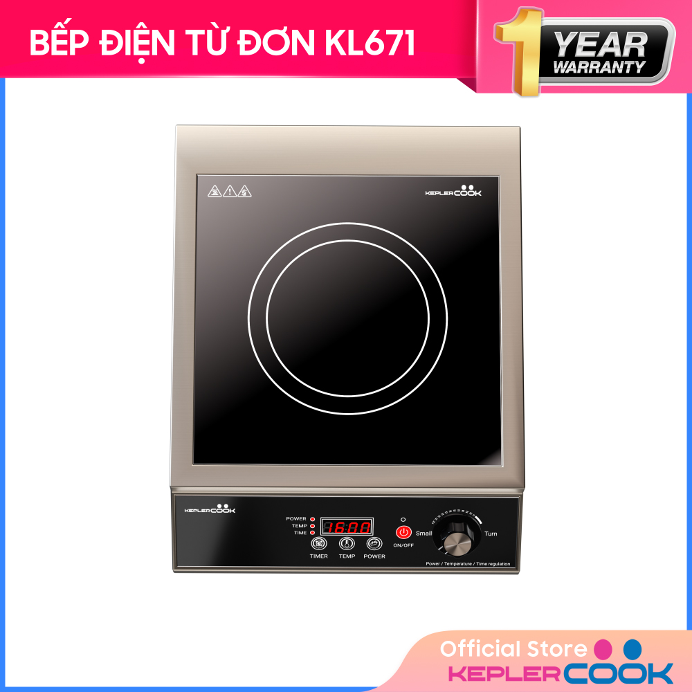 Bếp điện từ đơn công nghiệp kl671 - hàng chính hãng