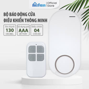 Chuông báo động gắn cửa chống trộm điều khiển tự động Mifan - Chuông báo khách mở cửa cảm ứng từ tính - Còi hú âm thanh lớn 130 dB