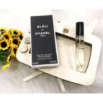 Nước hoa Nam Blue Chanel 20ml lưu hương lên đến 8h Mùi hương gỗ rừng quyến rũ