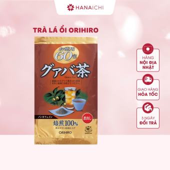 Trà lá ổi Orihiro 60 gói Nhật Bản