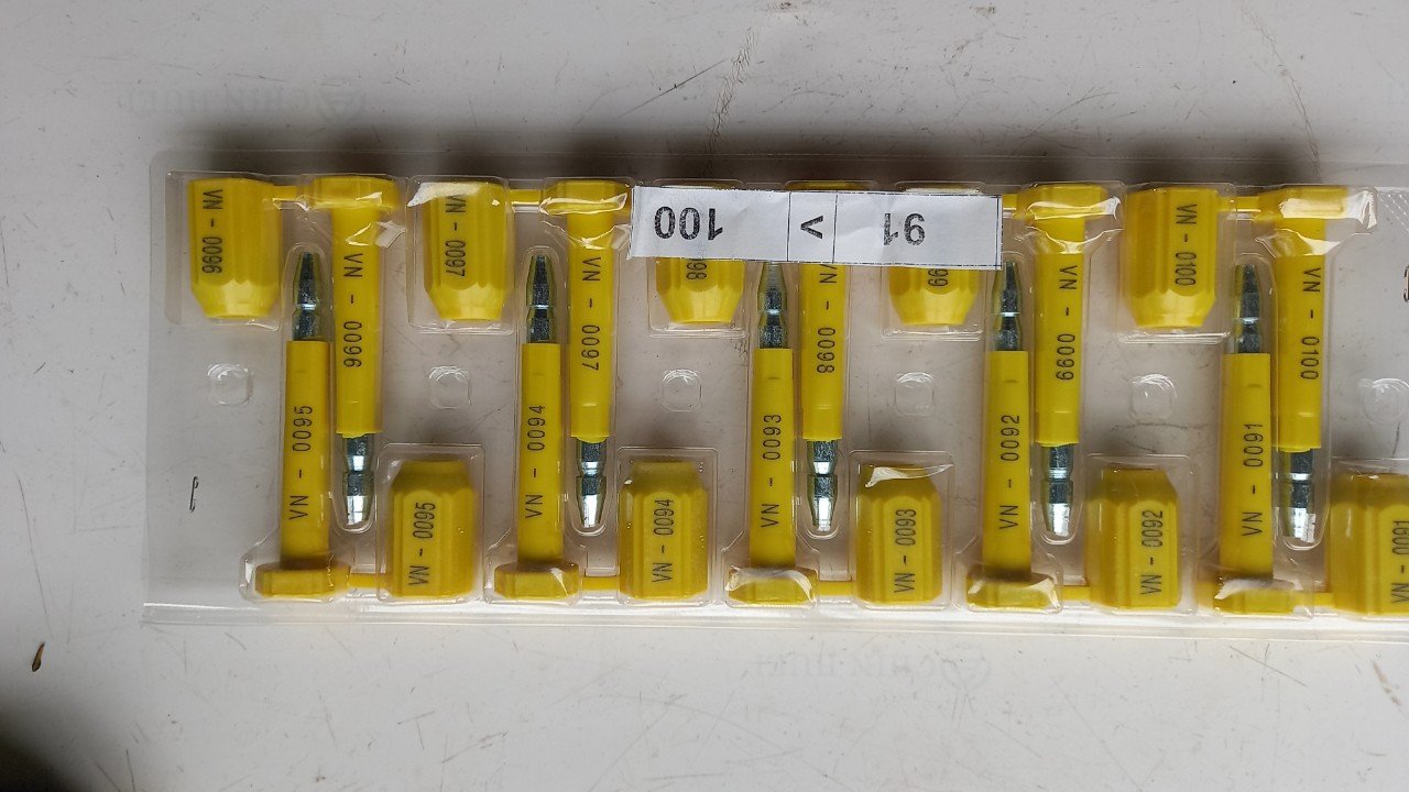 set 100 Seal cối / Seal chì cối / Kẹp chì cối niêm phong container có seri