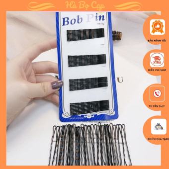 Set 36 Cây Kẹp Tăm Đen BOB PIN Cao Cấp dáng dài
