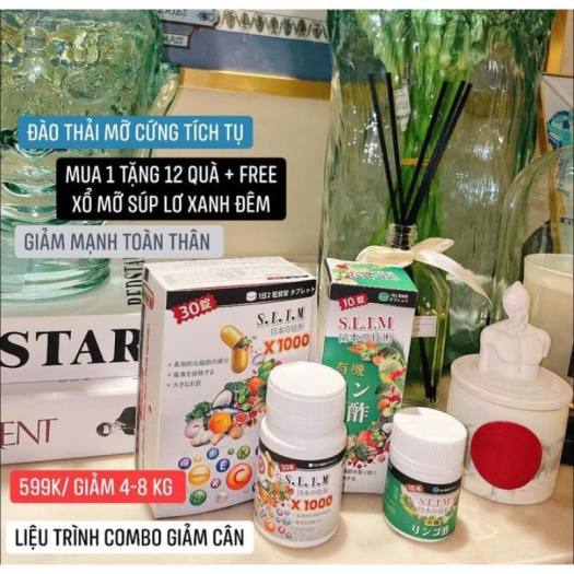 Thảo Mộc Slim Fit mẫu mới - giảm cân S.L.I.M SlimPlus Slimnature x1000
