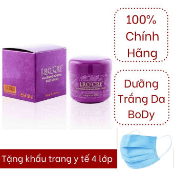 Kem Dưỡng Trắng Da Toàn Thân Body Lro’cre Trắng hồng mịn màn độ chống nắng cao