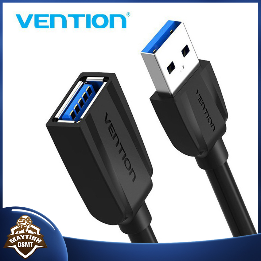 Dây nối dài usb 3.0 chống nhiễu, cáp usb nối dài chính hãng vention cho tốc độ truyền tải dữ liệu lên tới 5 gbps