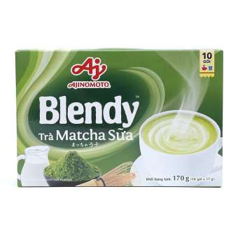 Trà Blendy Matcha sữa Ajinomoto hộp 170g (10 góix17g) T24