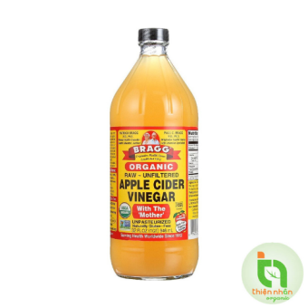 Giấm táo hữu cơ bragg 946ml