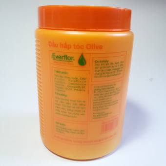 Dầu hấp , ủ , xả tóc Olive Everflor hủ xanh cam 1000ml