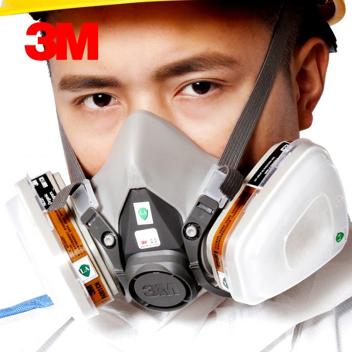 Mặt nạ phòng độc, chống độc, phòng khói bụi, phun sơn thuốc trừ sâu 3M6200