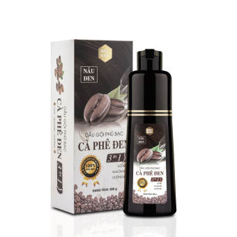 Dầu Gội Cà Phê Đen Mộc Nhu 280g Màu Đen - Nâu Đen GIúp Phủ Đen Mái Tóc Bạc