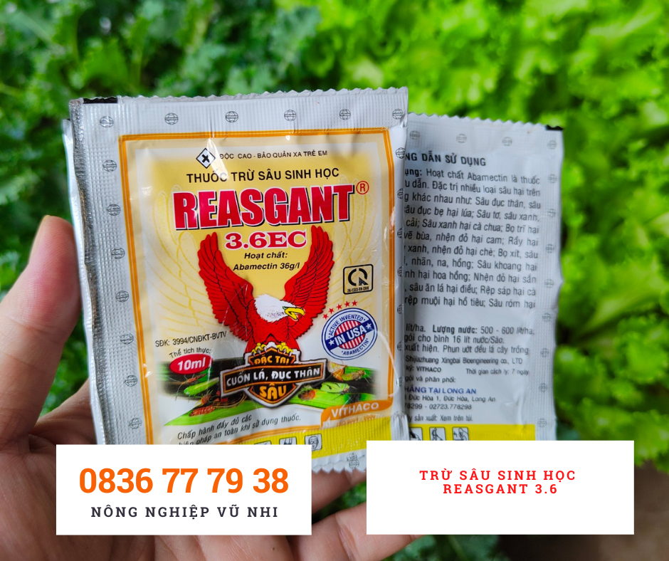 Trừ sâu sinh học Reasgant 3.6