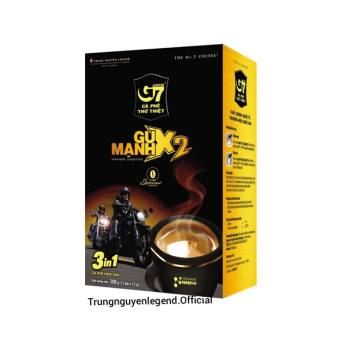 Coffee sữa hoà tan gu mạnh 3 in 1 hộp 12 gói 25gr