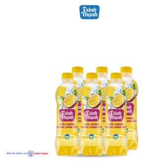 Lốc 6 chai Nước Khoáng Thiên Nhiên Có Ga Đảnh Thạnh Khoáng Chanh Dây chai 430ml