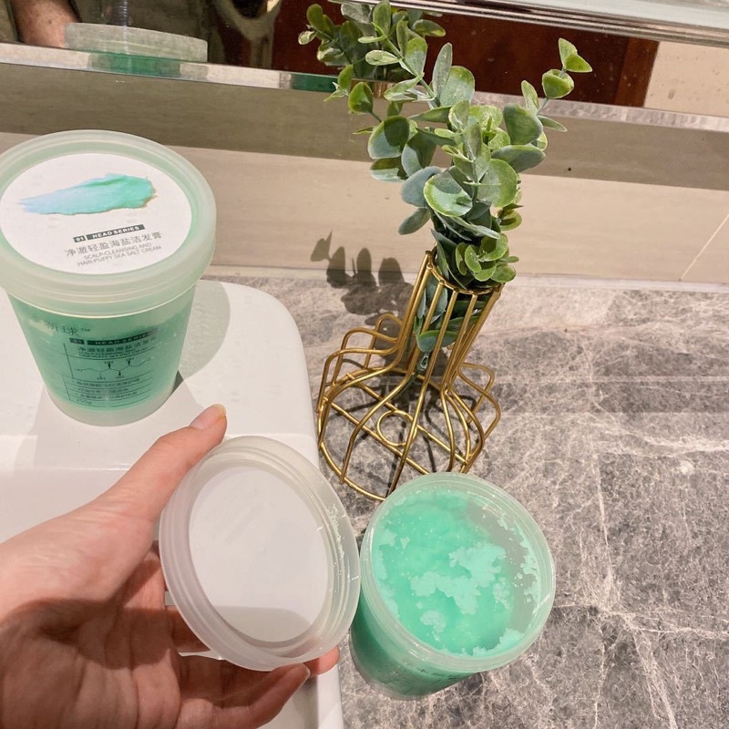Jiorniee tẩy tế bào chết da đầu muối biển làm sạch gàu dầu gội tóc bết ngứa đầu chăm sóc tóc chính hãng