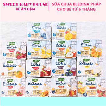 Sữa chua nguội Bledina Pháp cho bé ăn dặm. Date 6/2022 - Sweet Baby House