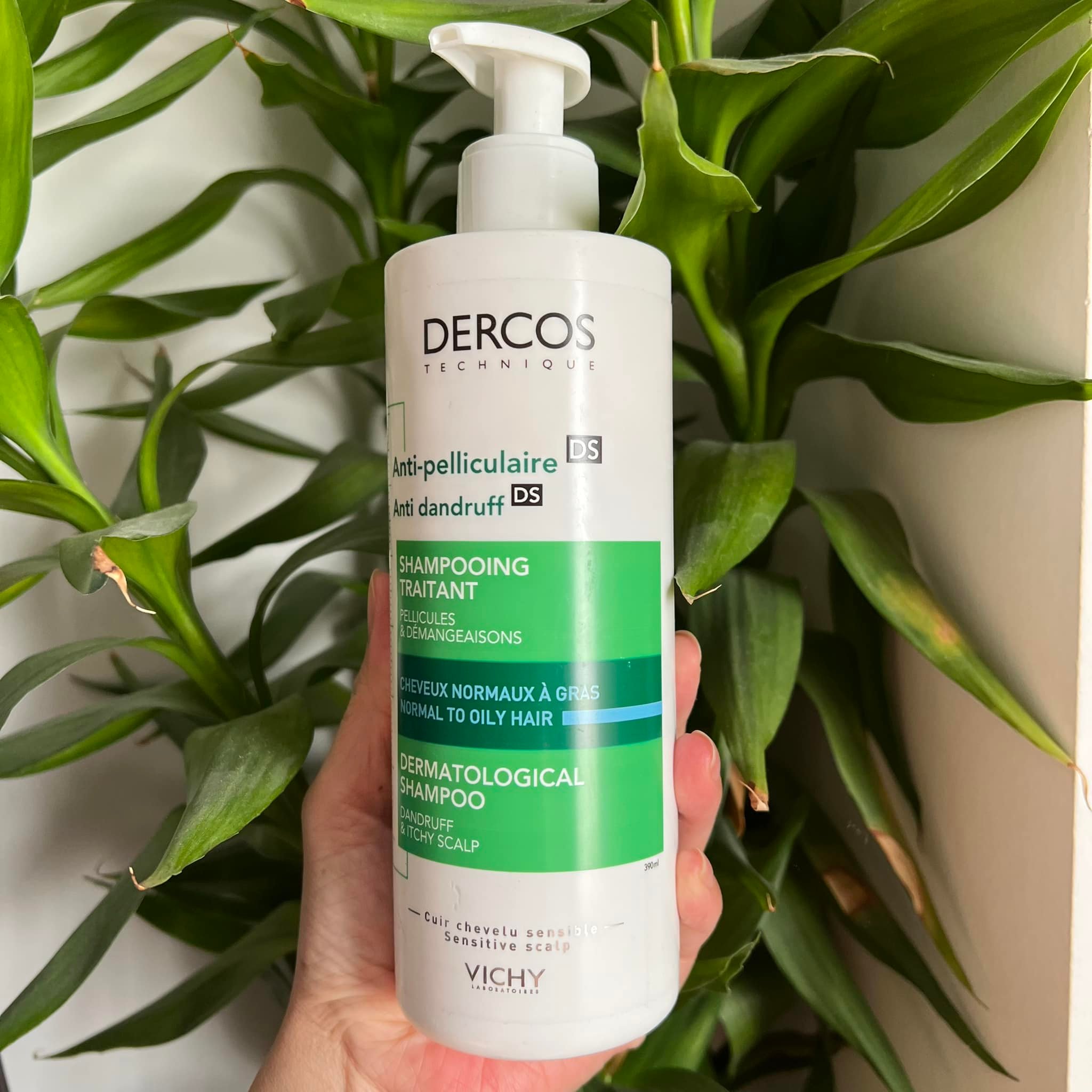 Dầu Gội Trị Gàu, Nấm Da Đầu Vichy Dercos Pháp Cho Tóc Dầu 400ML - DẦU TRỊ GẦU