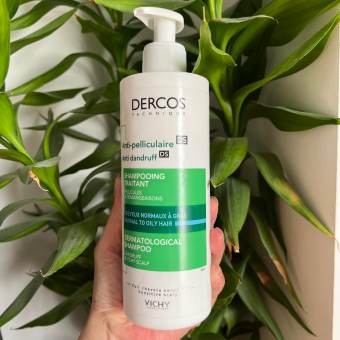 Dầu Gội Trị Gàu, Nấm Da Đầu Vichy Dercos Pháp Cho Tóc Dầu 400ML - DẦU TRỊ GẦU