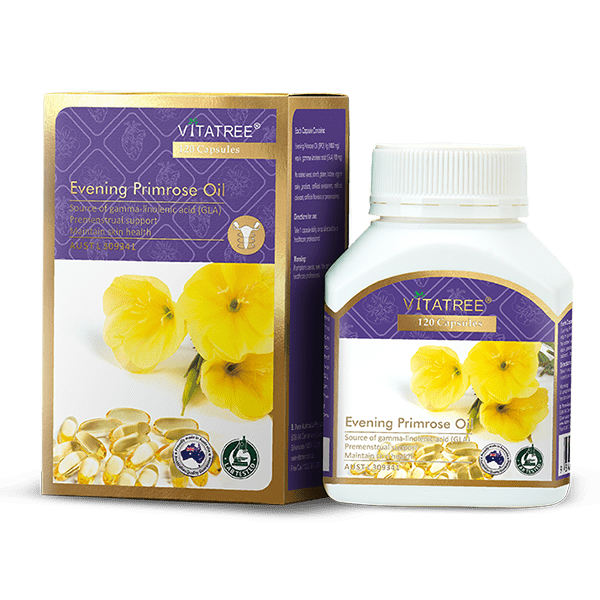 Viên Uống Tinh Dầu Hoa Anh Thảo - ĐIỀU HÒA KINH NGUYET - NỘI TIẾT TỐ CƠ THỂ Vitatree Evening Primrose Oil 100 Capsules AUSTRALIA