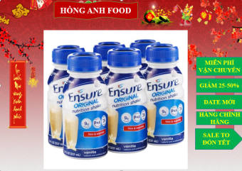 Lốc 6 chai sữa Ensure Original vani 237ml