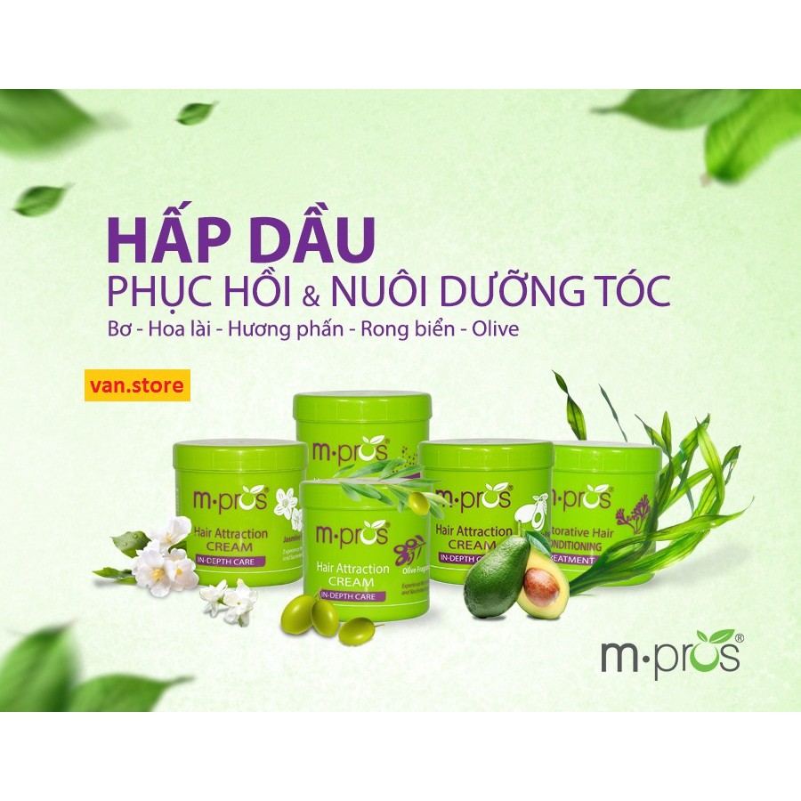 Dầu hấp dưỡng tóc m.pros 500ml và 1000ml