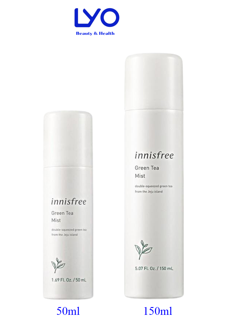 Xịt khoáng trà xanh Innisfree Green Tea Mineral Mist 50ml/150ml - Lyo Shop