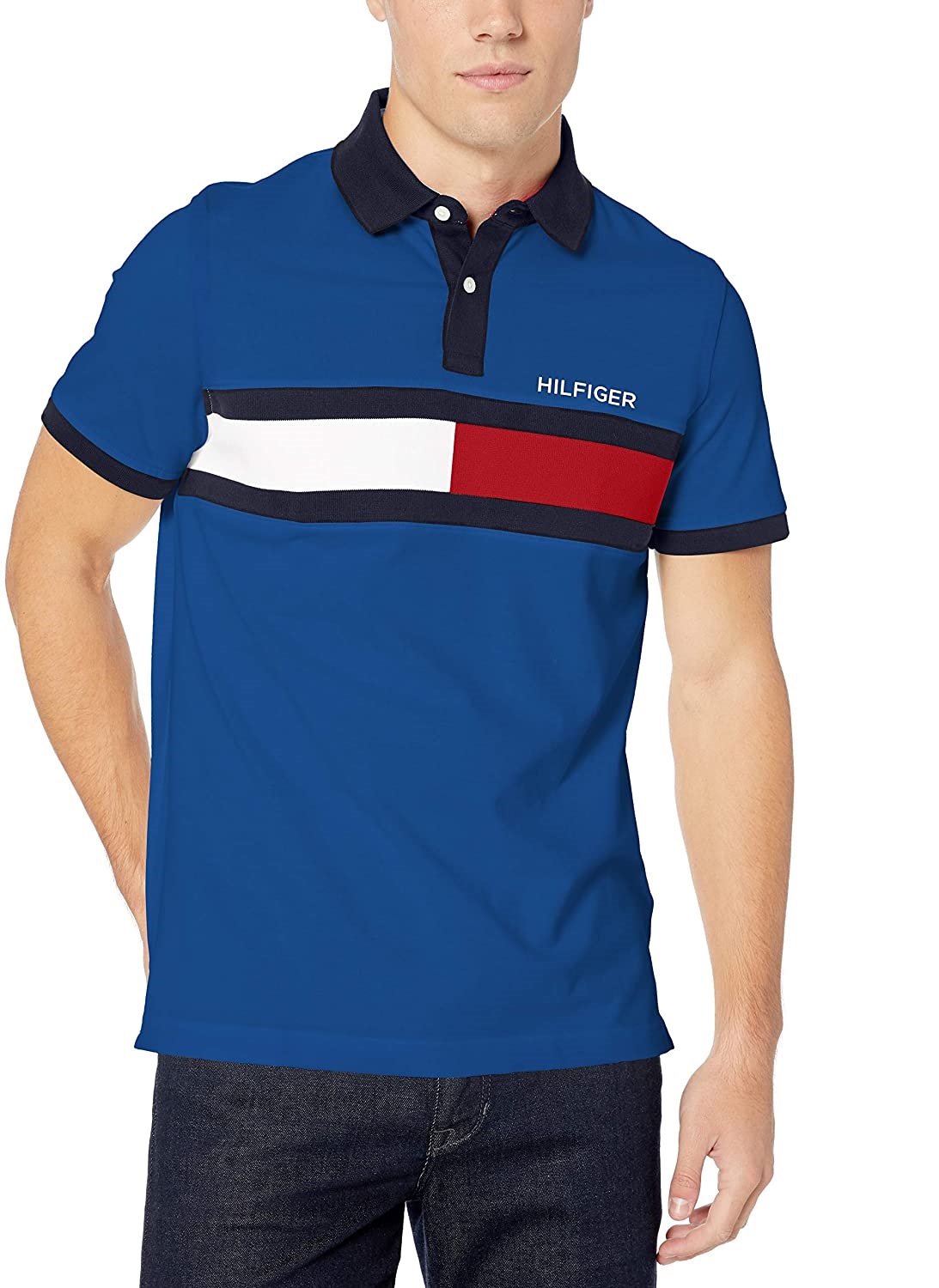 Tommy Hilfiger áo thun chính hãng xách tay chất gai sẳn Ship