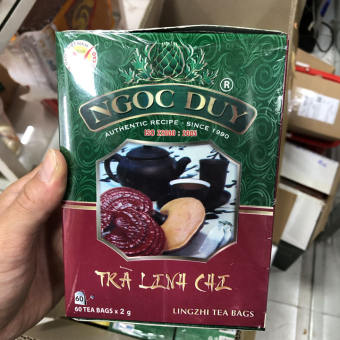 Trà Linh Chi Ngọc Duy Hộp 60 túi lọc cao cấp