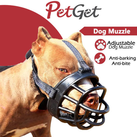 Comfortable Dog Muzzle for Medium Dogs - Adjustable and Durable