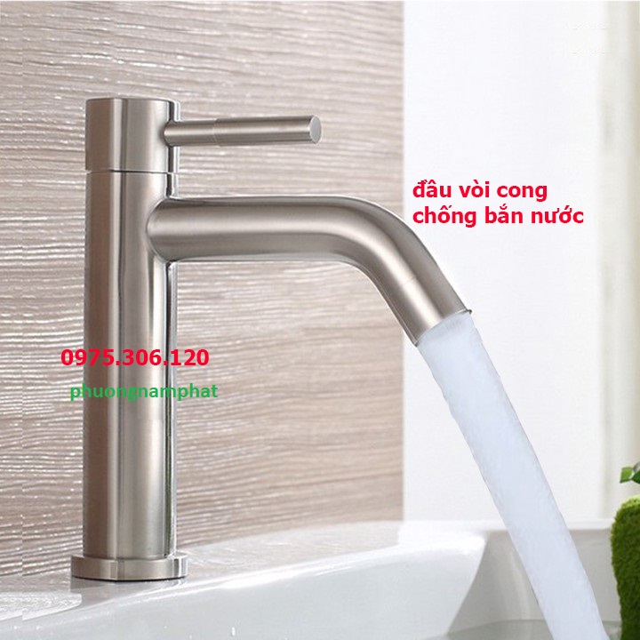 [HCM][SỈ CỦA SỈ] Vòi Rửa Mặt Lavabo Vòi Lavabo Lạnh INOX 304 N6000 Fotar VÒI ĐIẾU LA ĐIẾU