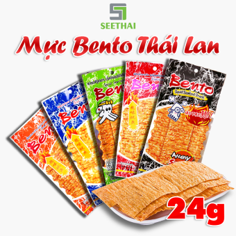 Snack Mực Bento 20g - 24g Đủ Vị Chua Cay Thái Lan Từ SeeThai