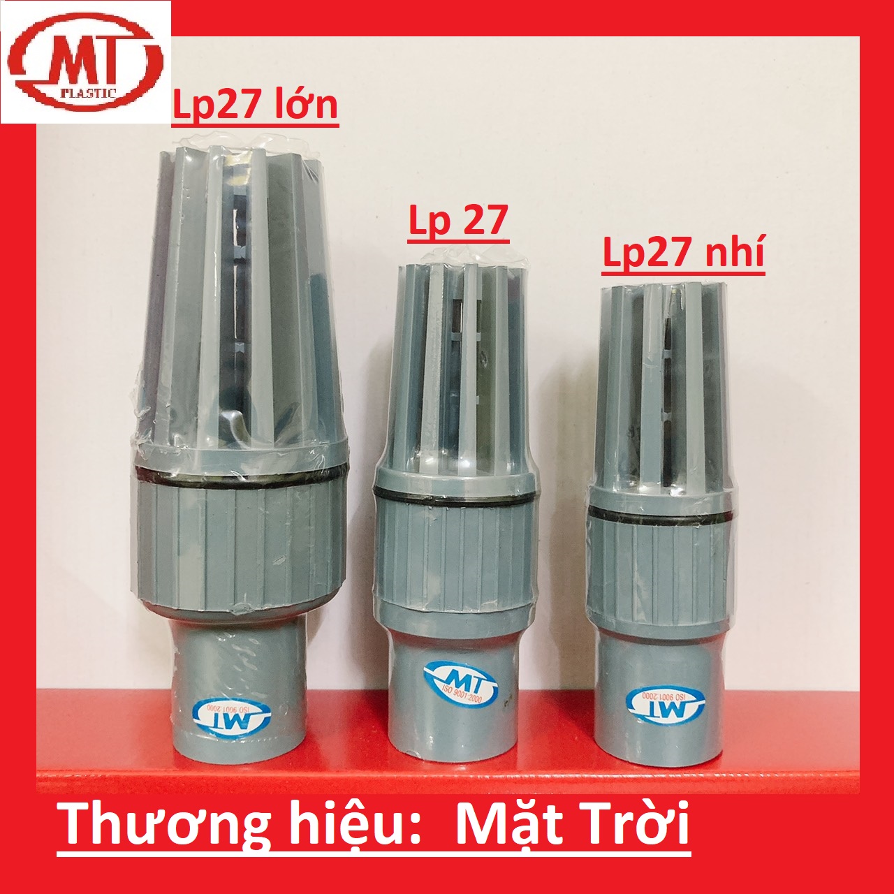 Rupe nhựa pvc, lupe nhựa pvc các size 21,27,34,42,49,60 thường, nhí, lớn hiệu mặt trời