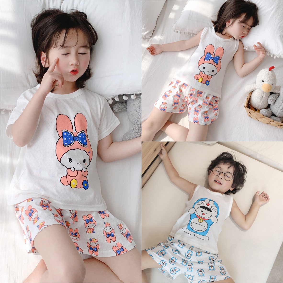 Bộ ba lỗ cho bé - đồ bộ bé trai. bé gái mùa hè
