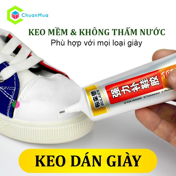 Keo Dán Giày Thể Thao, Vải, Nike, Adidas.... siêu dính trong suốt - 60ml