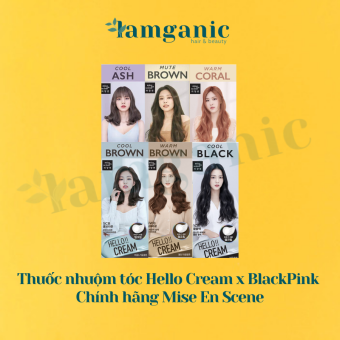 [Chính Hãng Mise En Scene] Thuốc Nhuộm Tóc Dạng Hello Cream Blackpink 125g