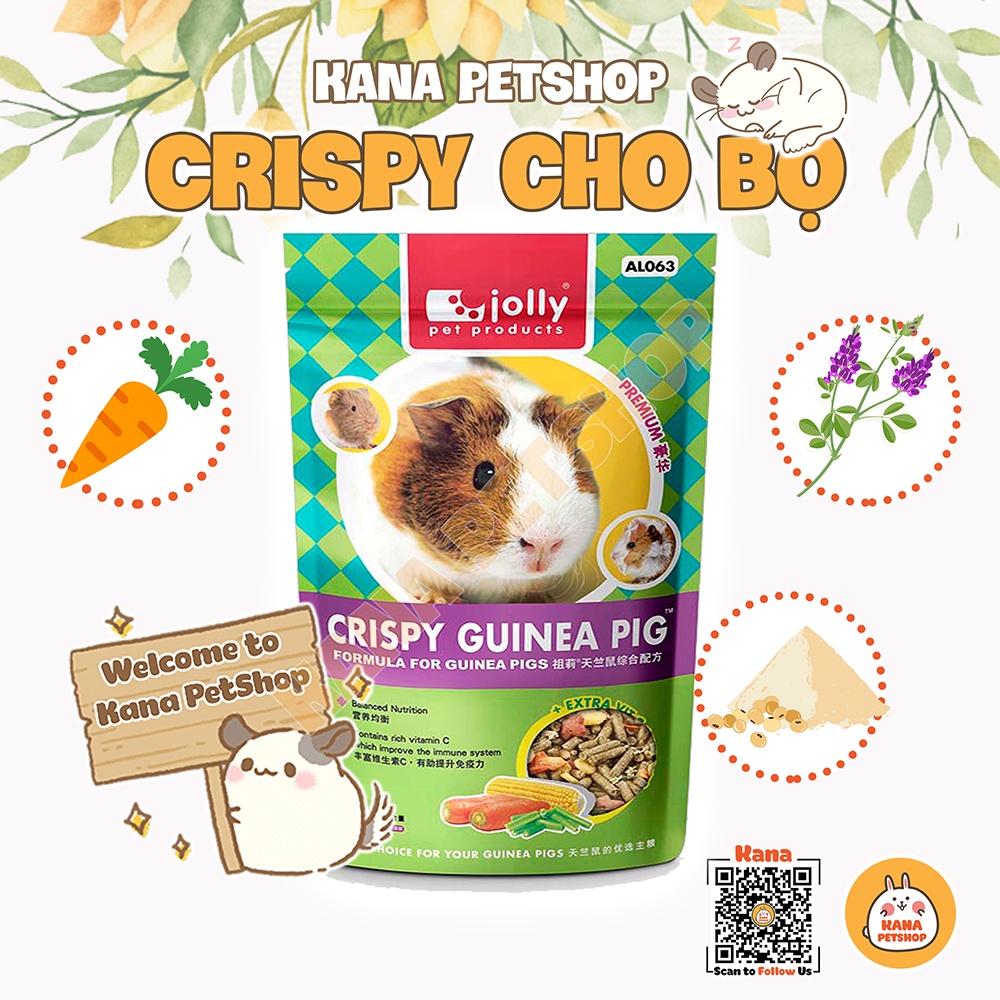 𝗖𝗼̉ 𝗡𝗲́𝗻 𝗖𝗿𝗶𝘀𝗽𝘆 𝗕𝗼̣ 🐹FREESHIP🐹 Viên nén Crispy Guinea pig thức ăn dinh dưỡng cho bọ ú , chuột lang .....