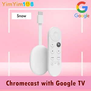 ภาพหน้าปกสินค้าGoogle Chromecast with Google TV (Model 4K or HD) HDR Model GA01919-US (Snow / Se) อุปกรณ์สตรีมมิ่ง ของใหม่ ของแท้ ราคาถูกที่สุด ส่งเร็วมาก ที่เกี่ยวข้อง