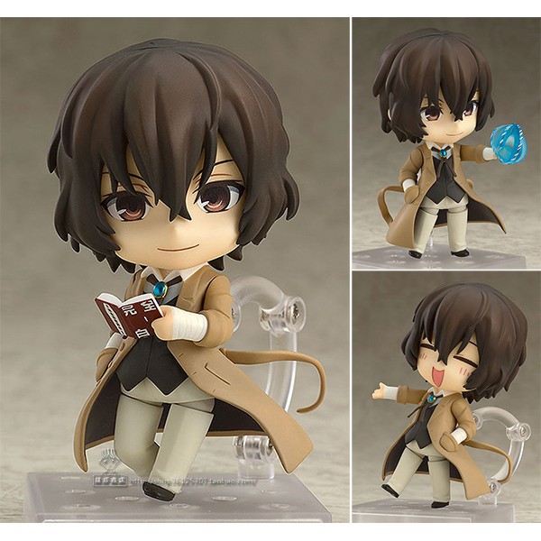 Mô hình nendoroid 657 osamu dazai - bungou stray dogs anime chibi trang trí trưng bày đẹp